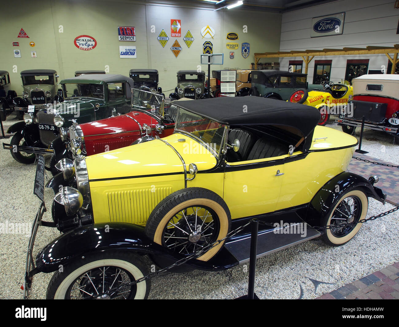 Interior of the Den Hartogh Ford Museum pic10 Stock Photo