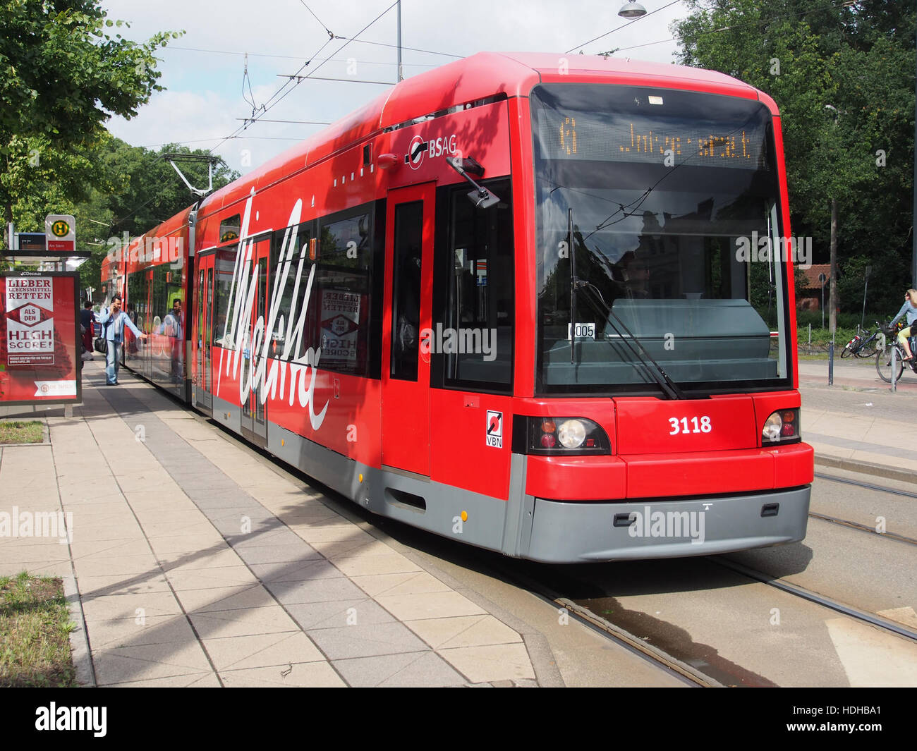 Tram line 6, 3118, Bremen pic2 Stock Photo