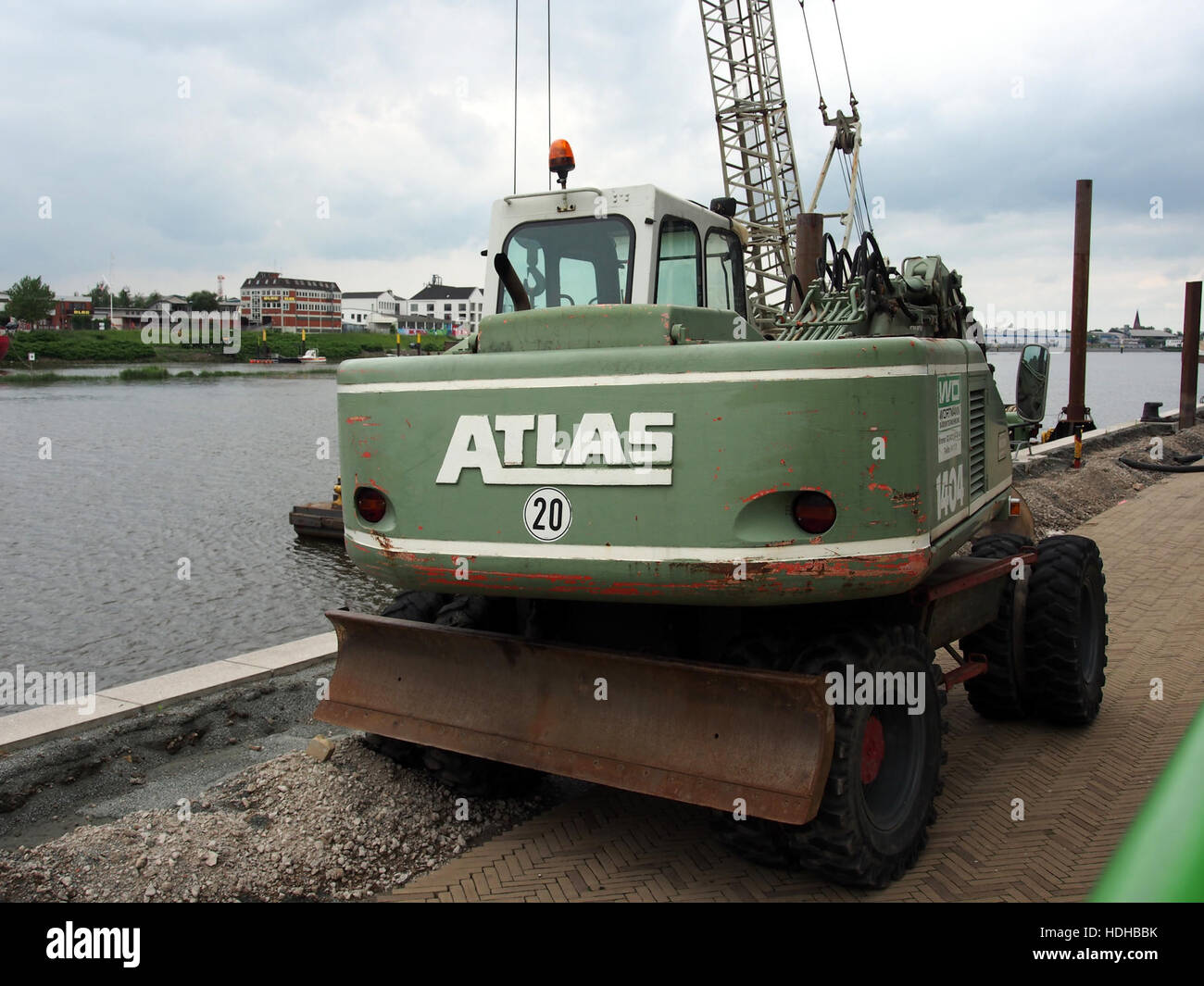 Atlas 1404 at Bremen pic2 Stock Photo