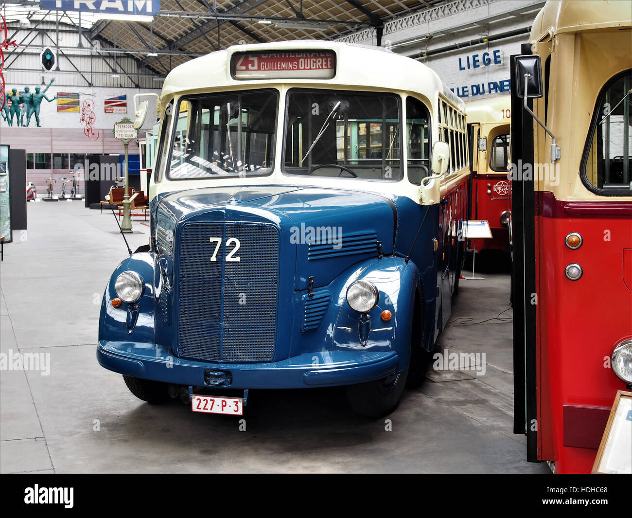 1952 Autobus 72 Mercedes (chassis) - Jonckheere (carrosserie), (TULE) pic1 Stock Photo