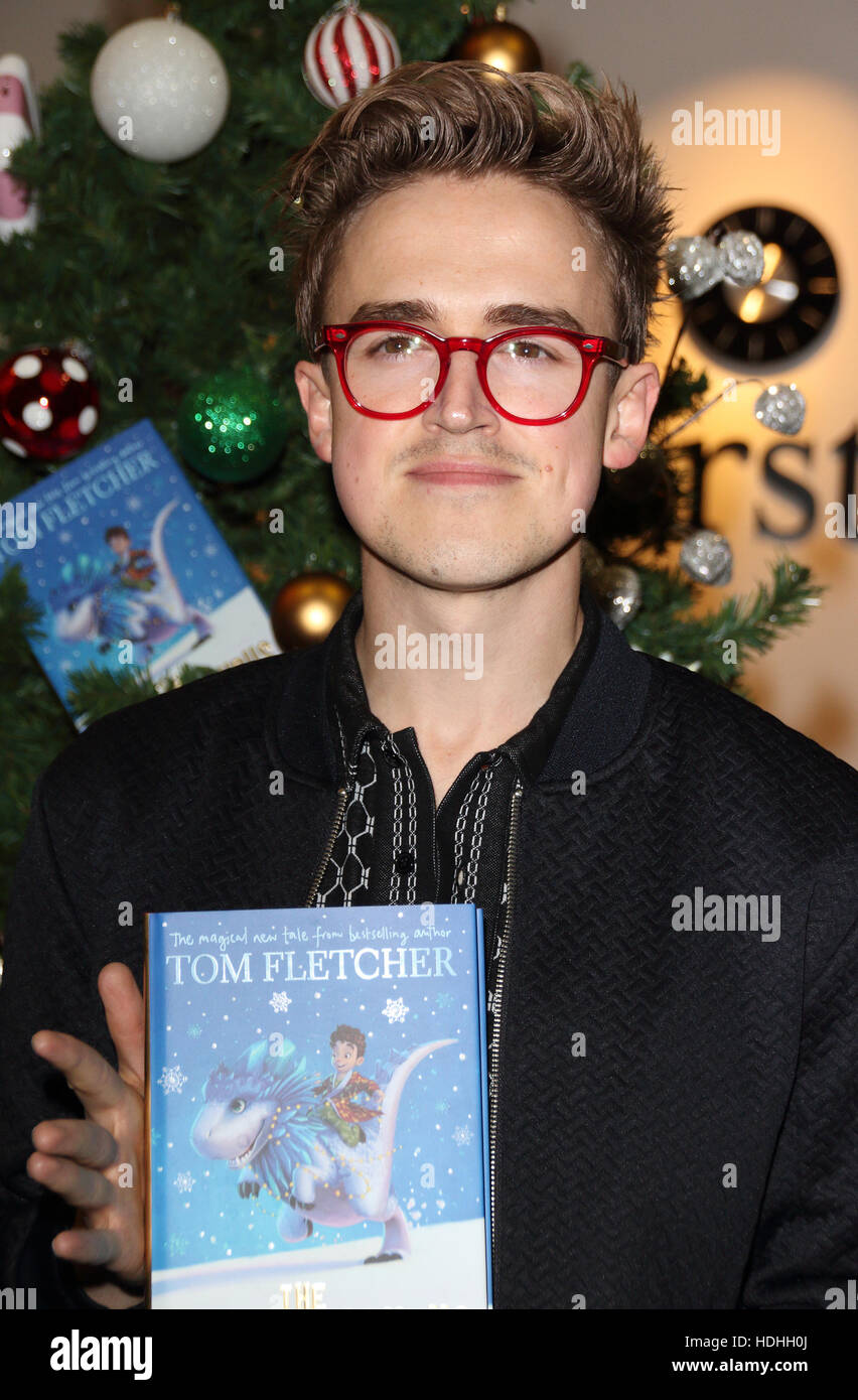 Tom Fletcher of McFly signs copies of his new children's book The