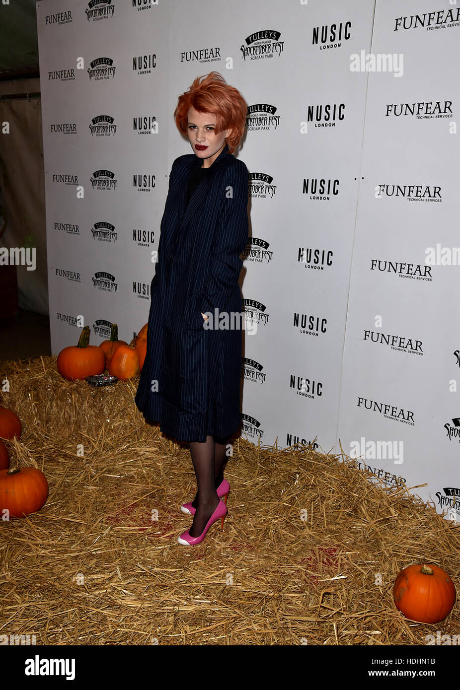 Chloe Jasmine attending the VIP and press night of Shocktober Fest, at