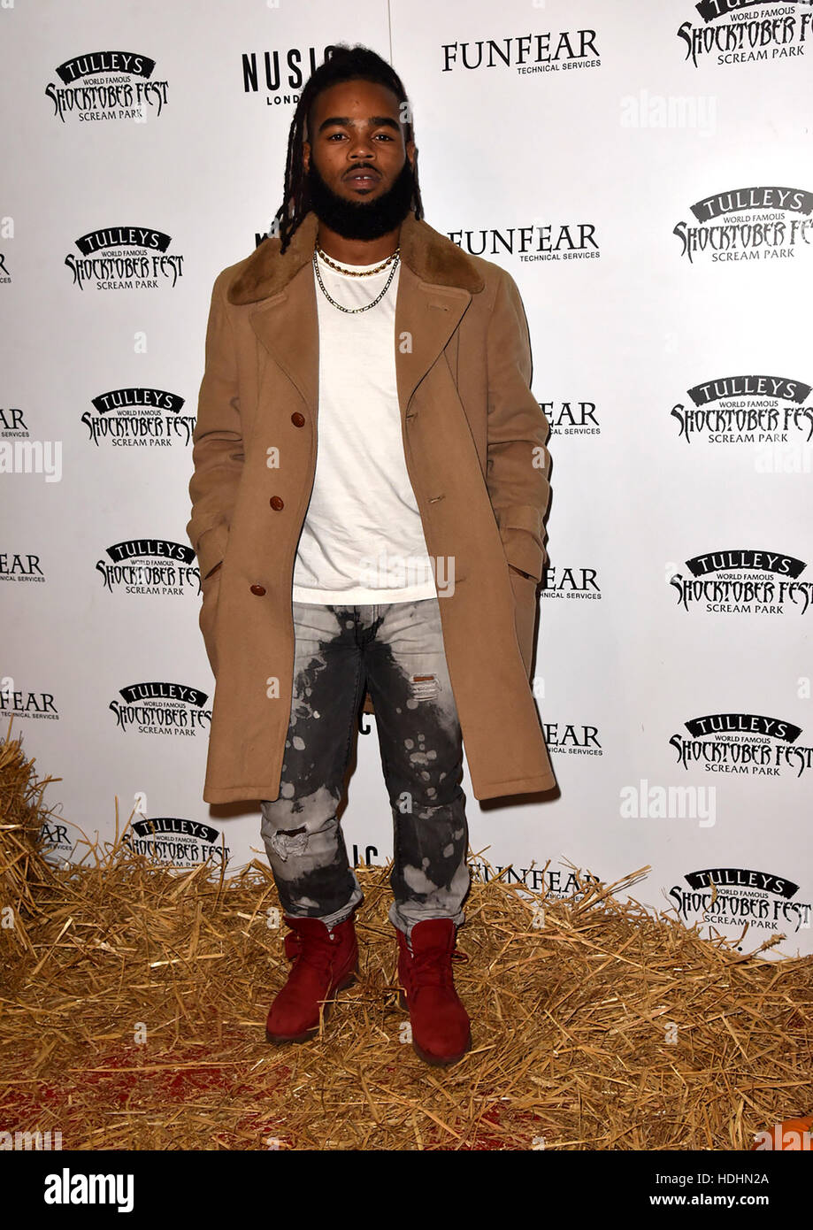 Ace Mottiff attending the VIP and press night of Shocktober Fest, at
