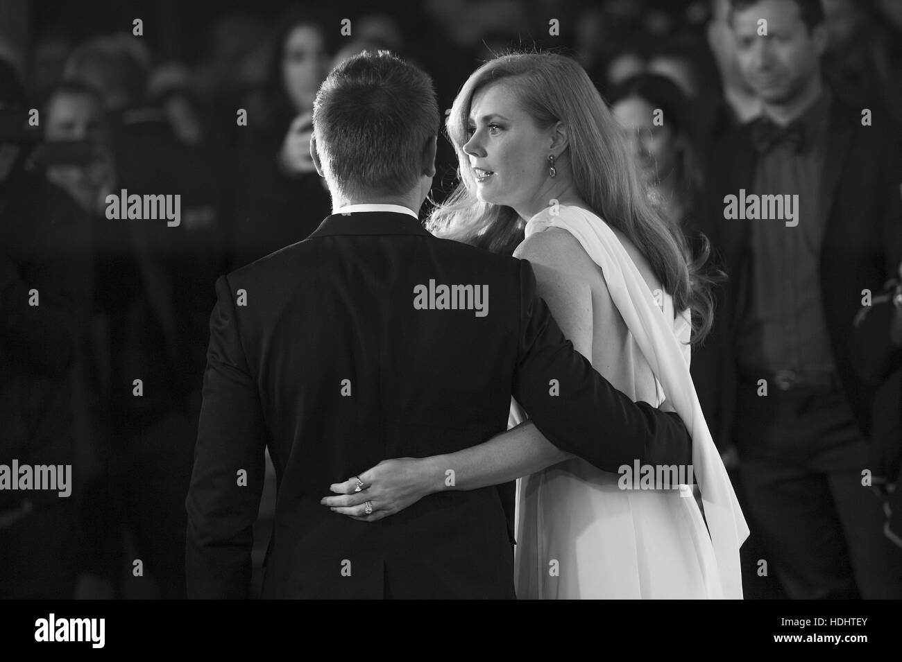 BFI LFF Royal Bank Of Canada Gala of 'Arrival' held at the Odeon Leicester Square - Arrivals  Featuring: Amy Adams, Jeremy Renner Where: London, United Kingdom When: 10 Oct 2016 Stock Photo