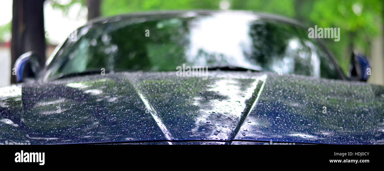 Car hood windshield rain hires stock photography and images Alamy