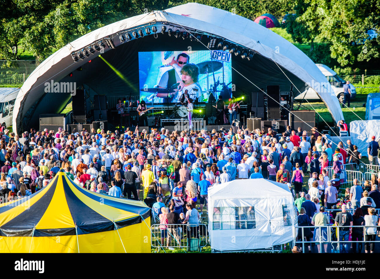 The 2016 Big Tribute music festival, on the outskirts of Aberystwyth