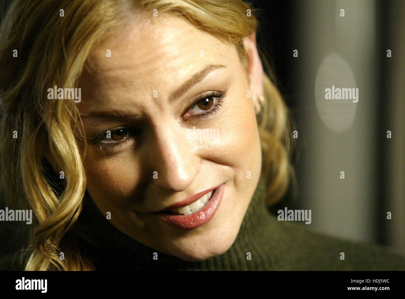 Actress Drea De Matteo at the Golden Globe nominations on December 13, 2004 in Beverly Hills. Photo credit: Francis Specker Stock Photo