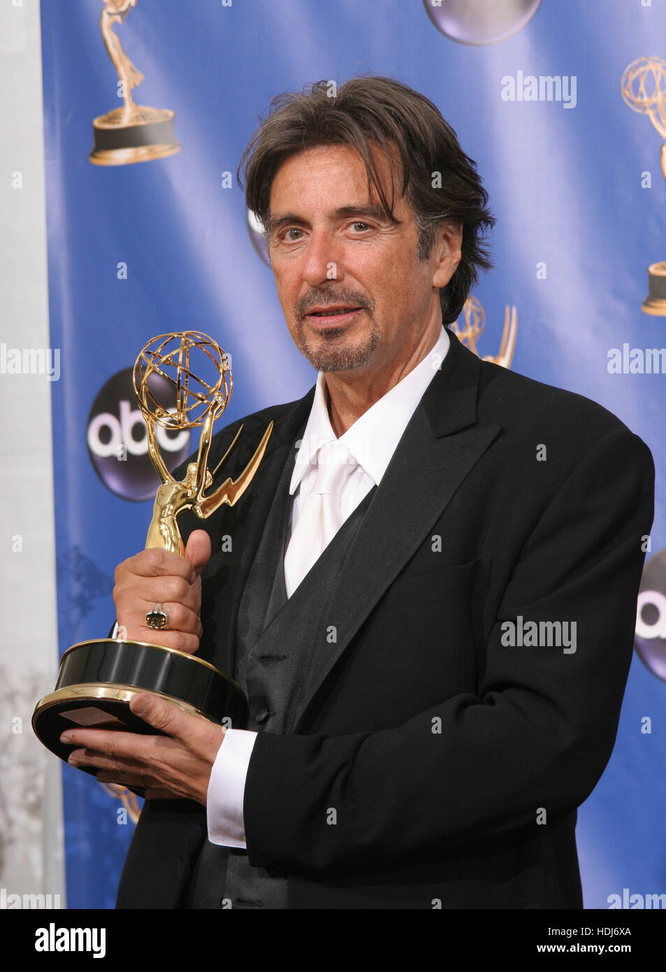 Al Pacino with his Emmy at the 56th Annual Emmy Awards on September 19