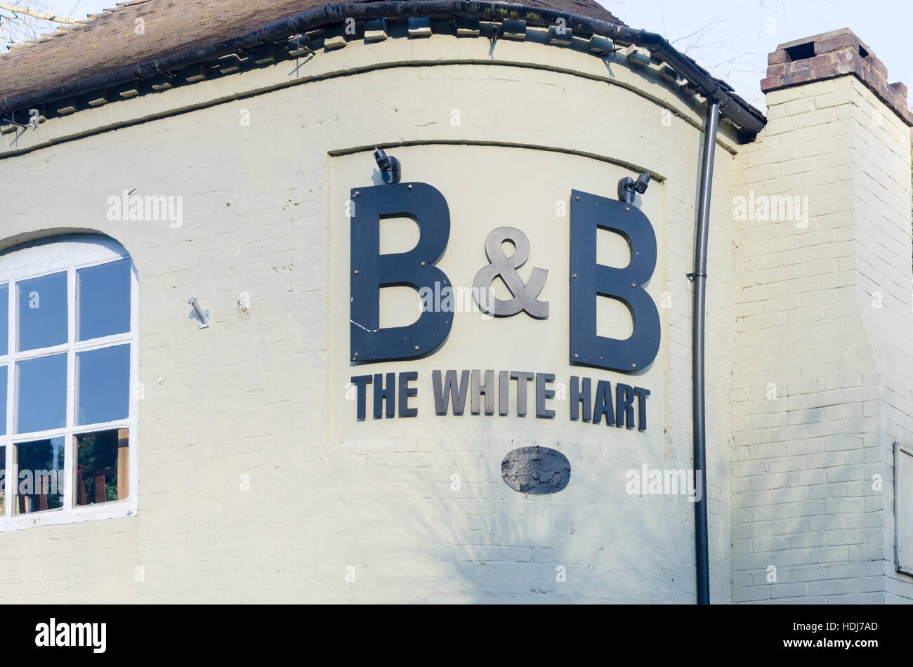 The White Hart B&B in Ironbridge, Shropshire Stock Photo