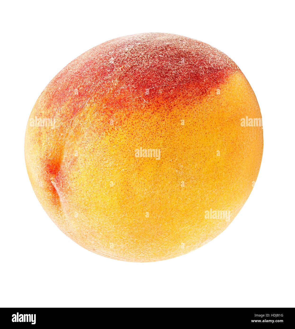 Peach isolated on white background Stock Photo