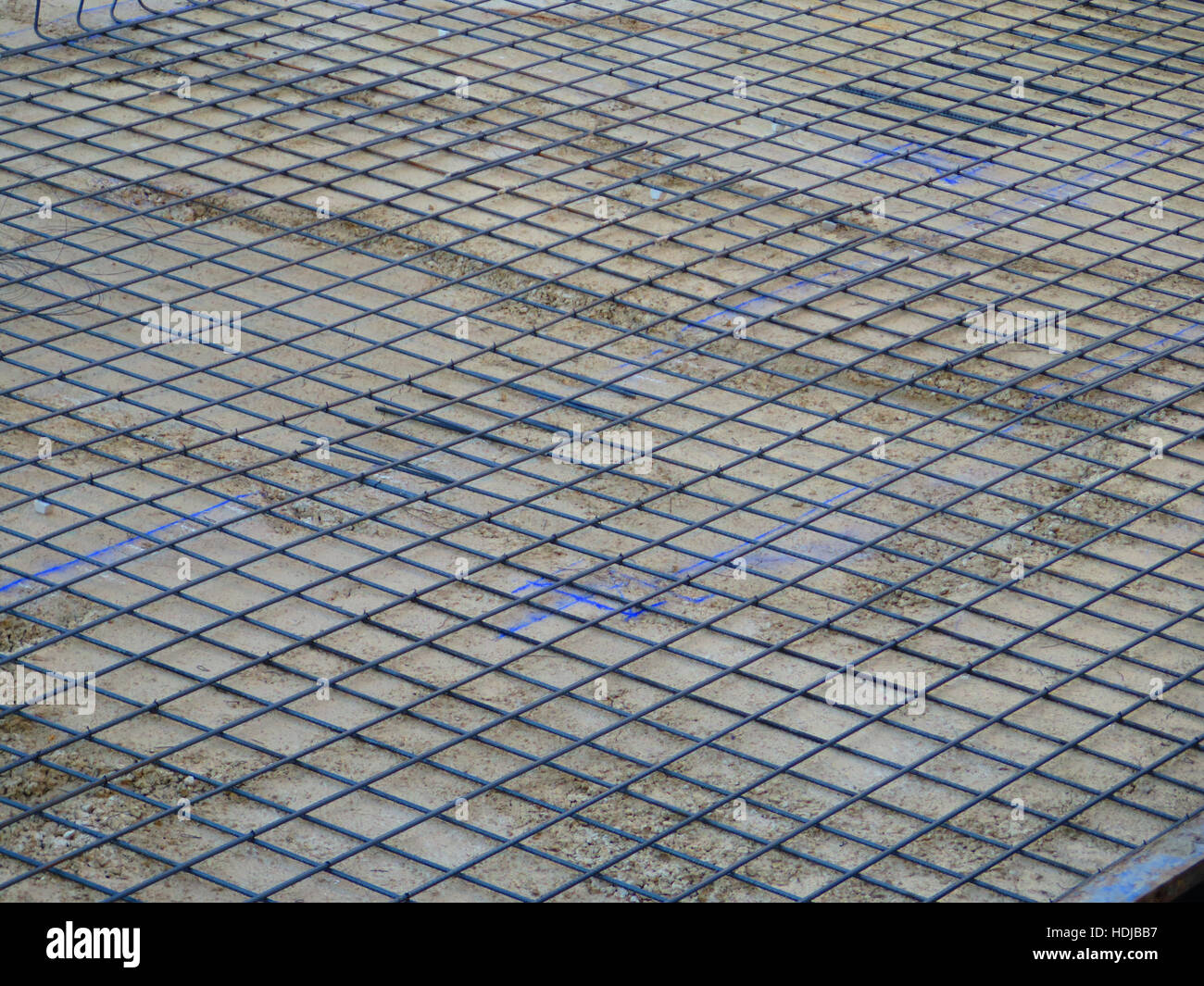 Steel wire mesh concrete floor hi-res stock photography and images - Alamy