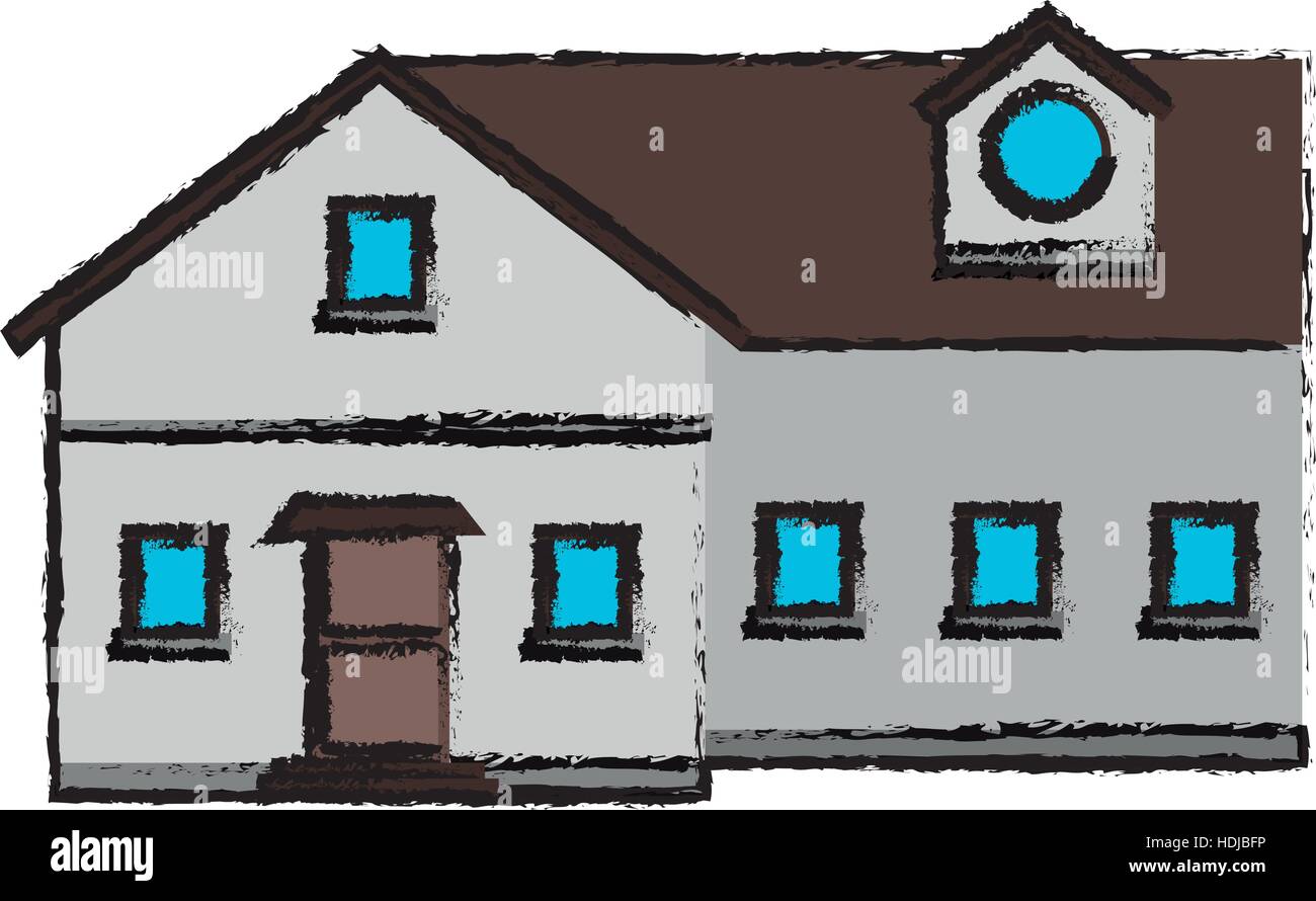 drawing family house exterior concept Stock Vector Image & Art Alamy