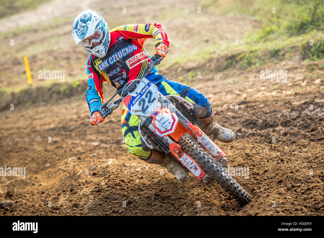 Motorocross Rider motocross rider in the race Stock Photo - Alamy