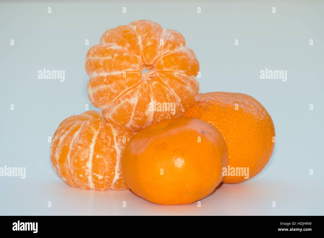 Orange segments Stock Photo