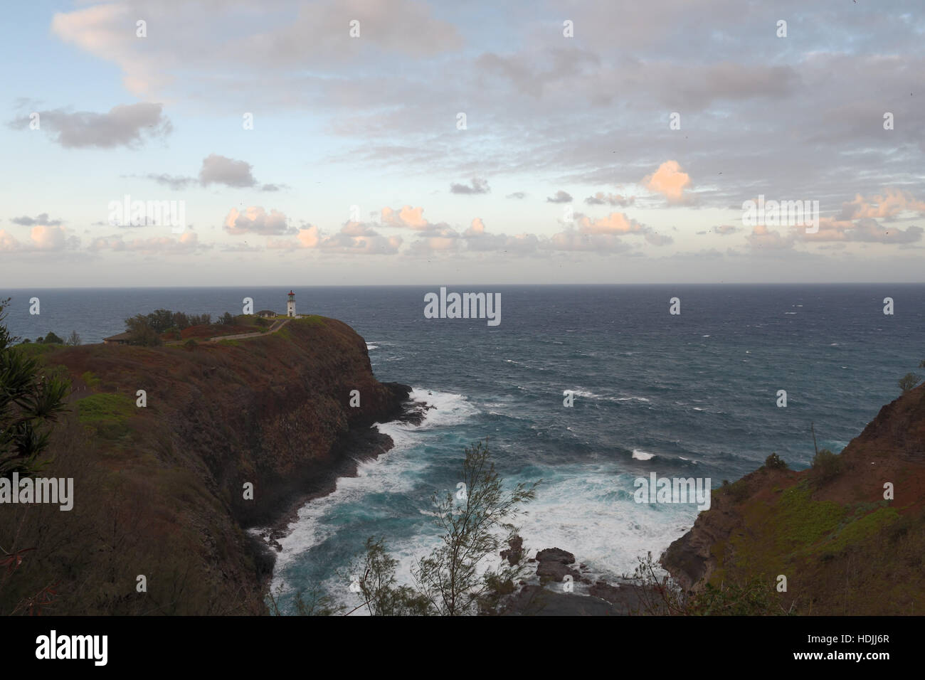 Aerial hawaii coast rocky cliff hi-res stock photography and images - Alamy
