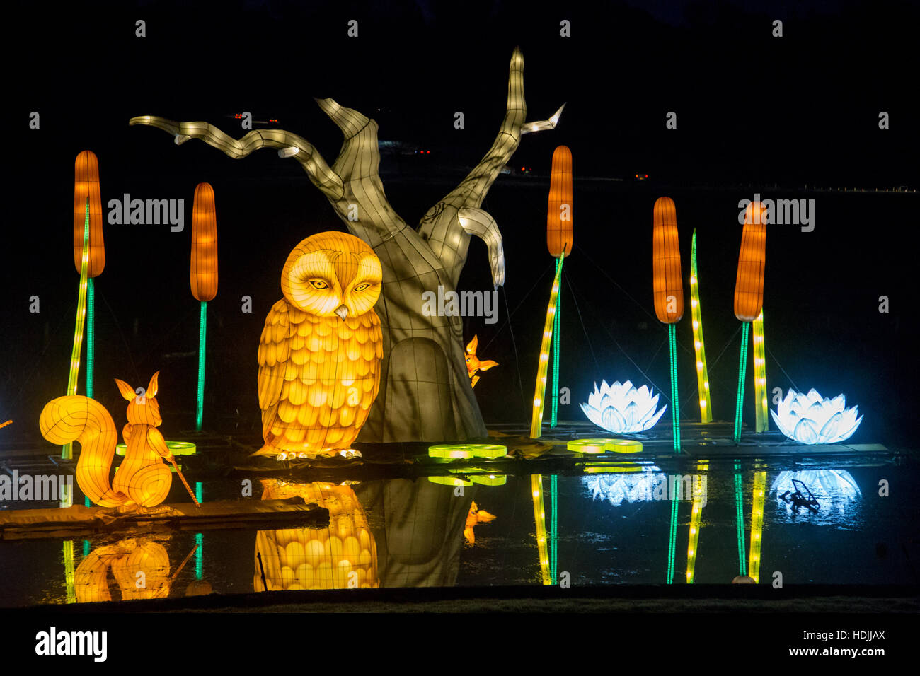 Longleat Festival of Light Stock Photo Alamy