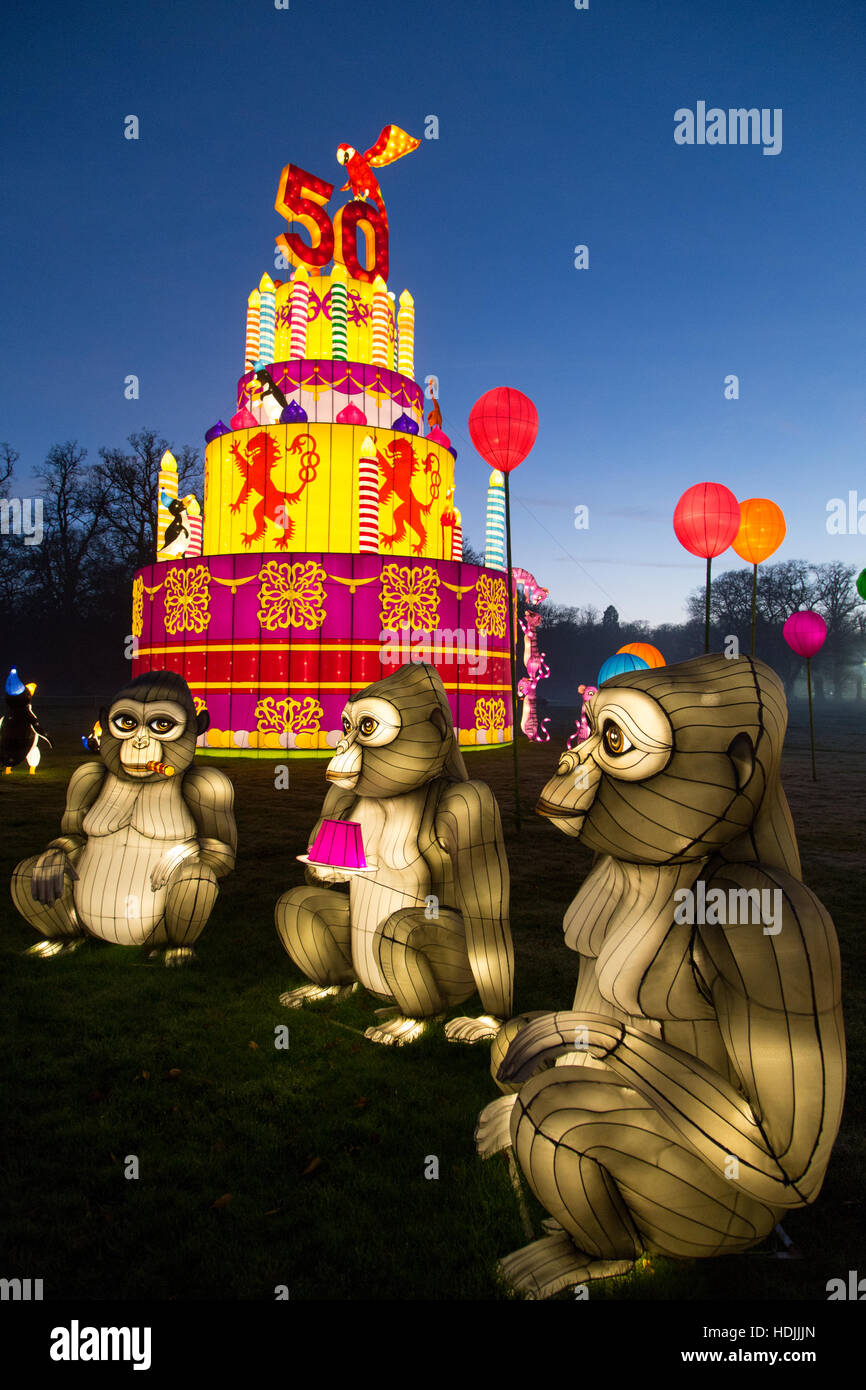 Longleat Festival of Light Stock Photo Alamy