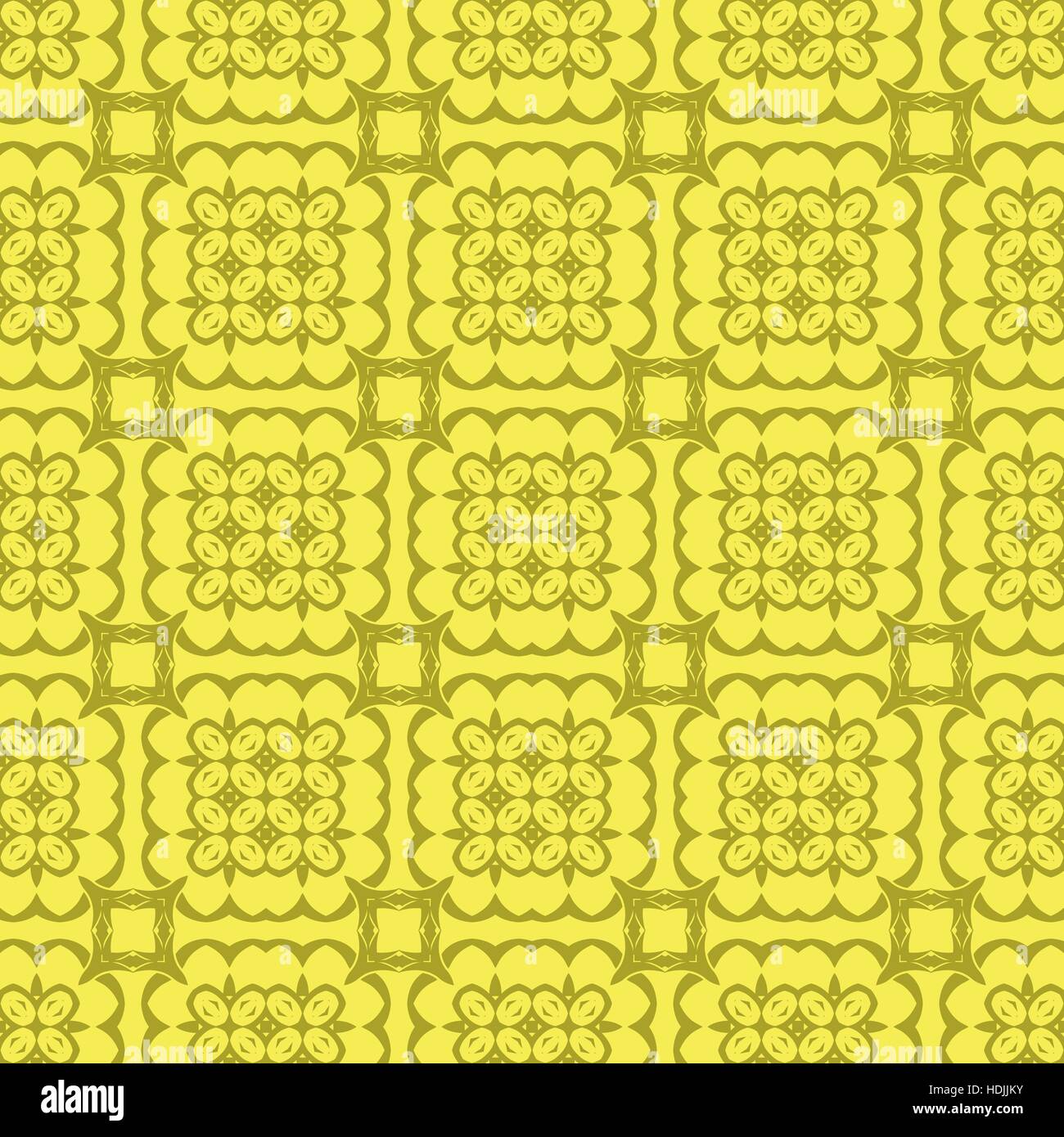 Yellow Ornamental Seamless Line Pattern Stock Vector Image & Art - Alamy