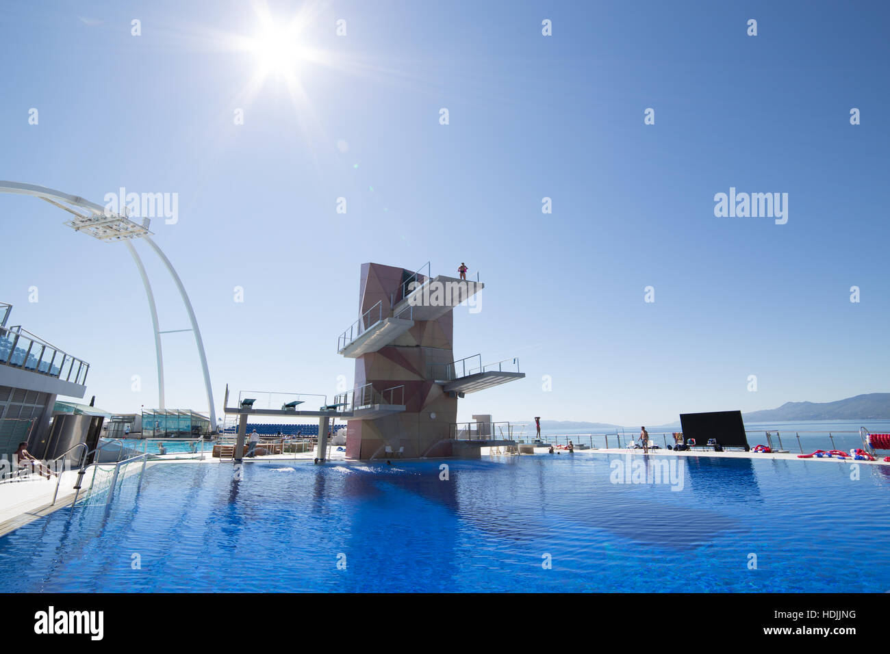 Croatia , Premantura , 29 August 2014 / High Diving European