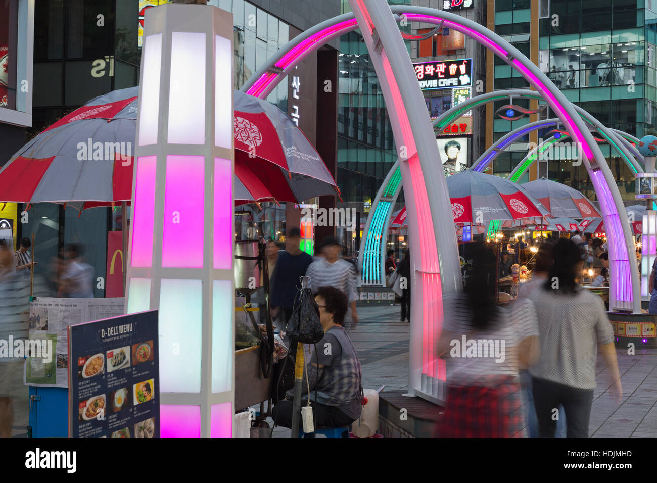 BIFF Square, Nampo District, Busan, South Korea, Asia Stock Photo