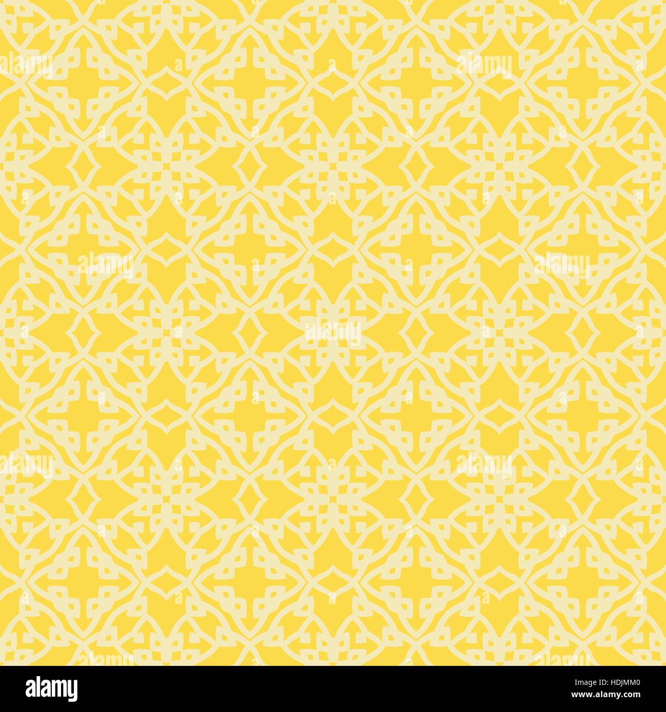 Yellow Ornamental Seamless Line Pattern Stock Vector Image & Art - Alamy