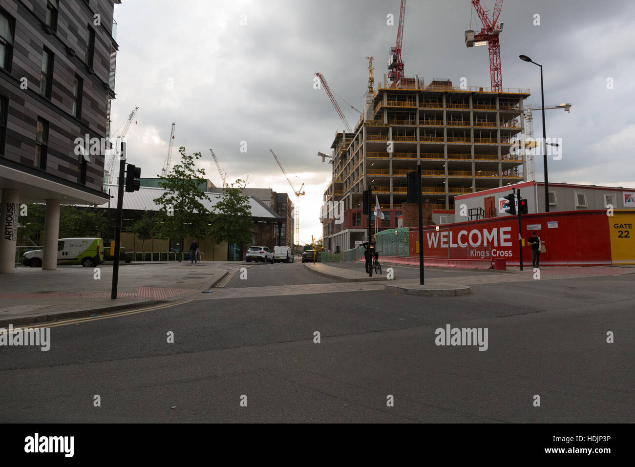 Granary Square, Kings Cross London Stock Photo Alamy