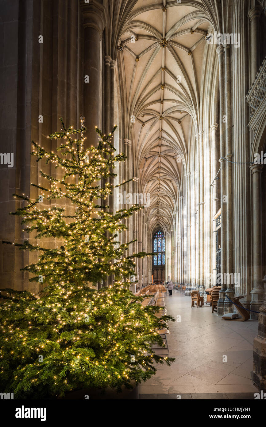 Canterbury Cathedral Christmas High Resolution Stock Photography and