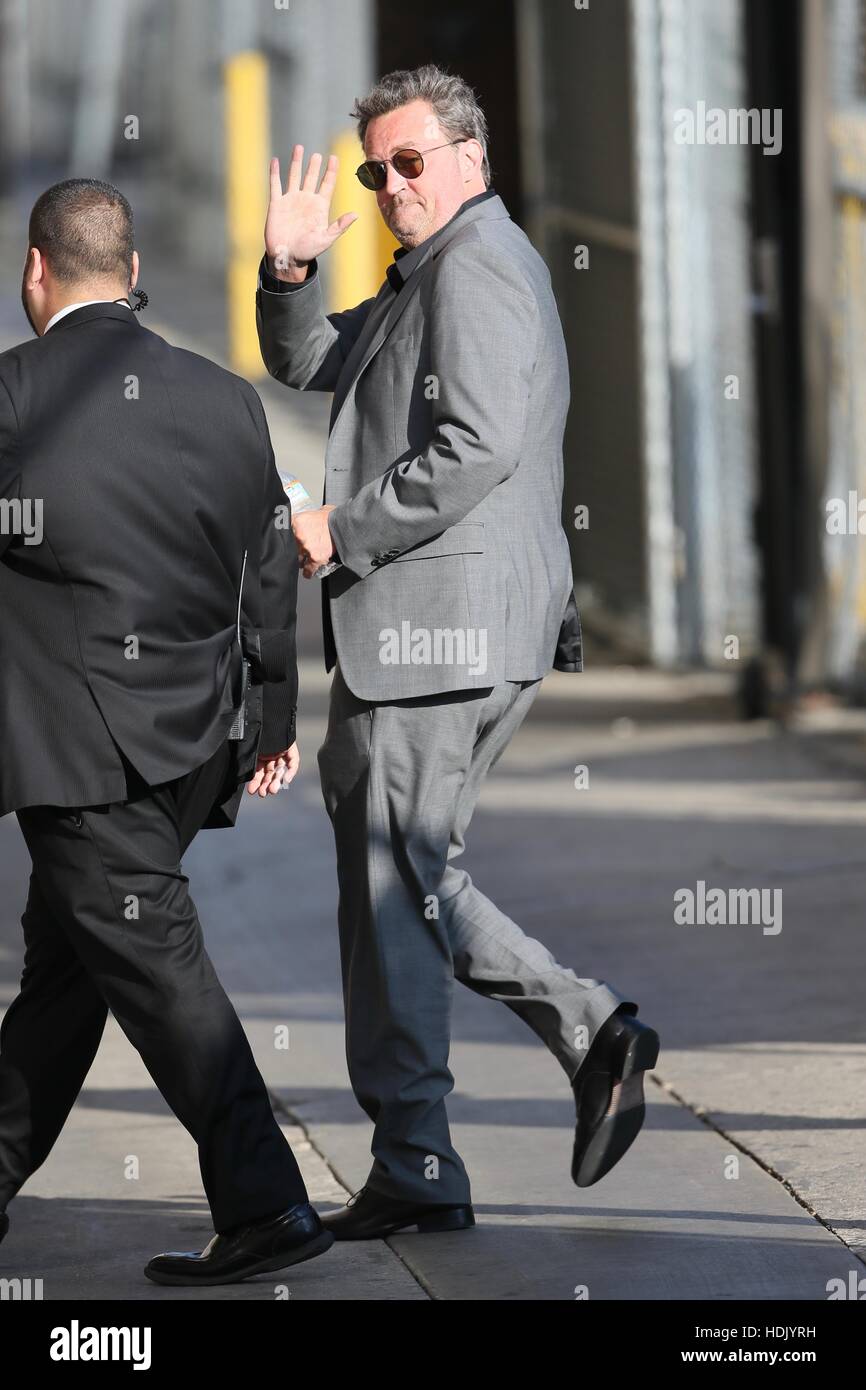 Celebrities at the ABC studios Featuring: Matthew Perry Where: Los ...