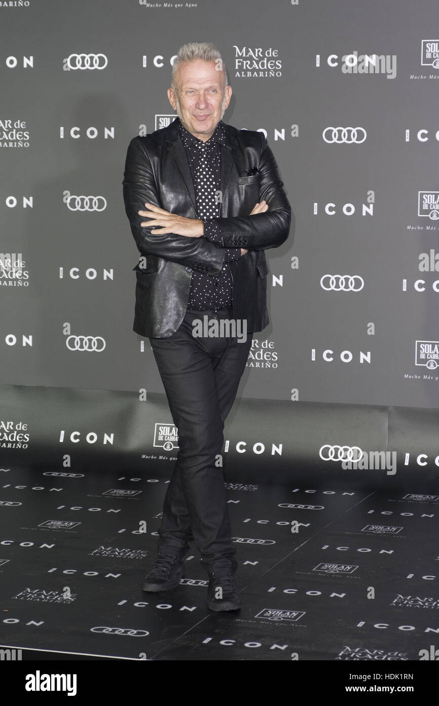 Jean Paul Gaultier attends the ICON awards at the French ambassador's residence  Featuring: Jean Paul Gaultier Where: Madrid, Spain When: 13 Oct 2016 Stock Photo