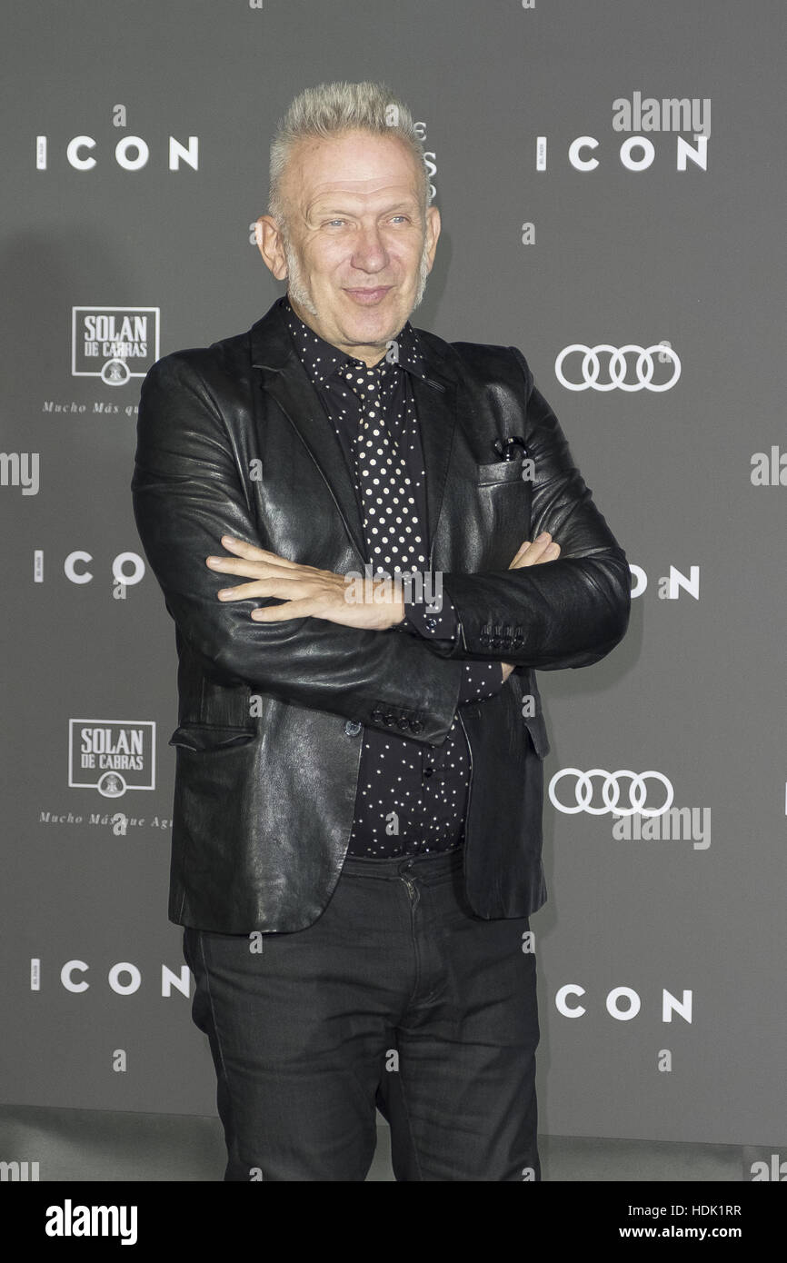 Jean Paul Gaultier attends the ICON awards at the French ambassador's residence  Featuring: Jean Paul Gaultier Where: Madrid, Spain When: 13 Oct 2016 Stock Photo