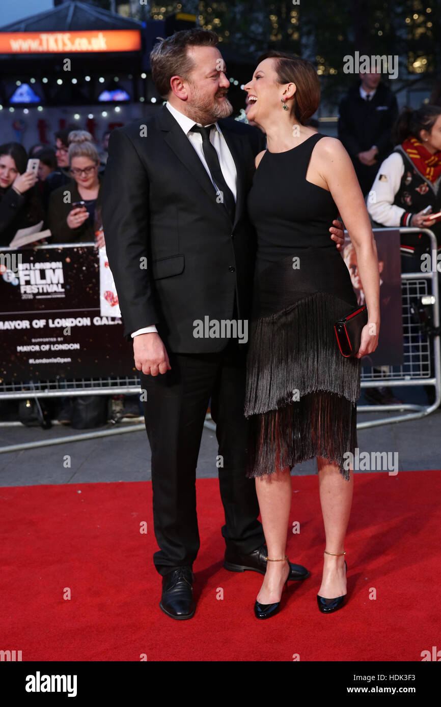 BFI London Film Festival 'Their Finest' Premiere - Arrivals  Featuring: Guy Garvey, Rachael Stirling Where: London, United Kingdom When: 13 Oct 2016 Stock Photo