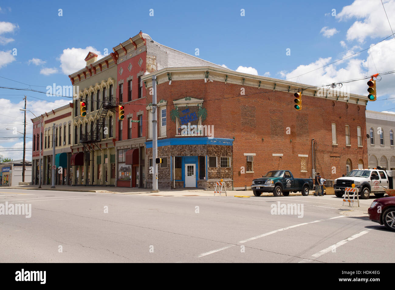 The Beach Tiki Bar and Grill on the corner of Main Street and South