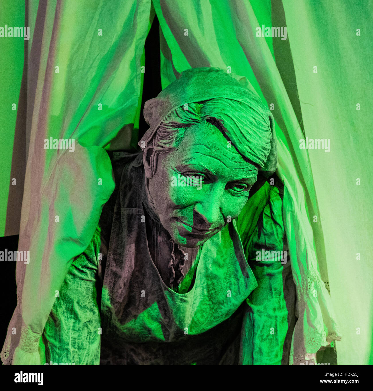 Statue, Port Sunlight Museum, Wirral, Merseyside. England Stock Photo
