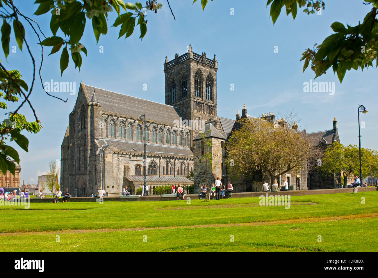 Paisley Abbey Scotland. Stock Photo