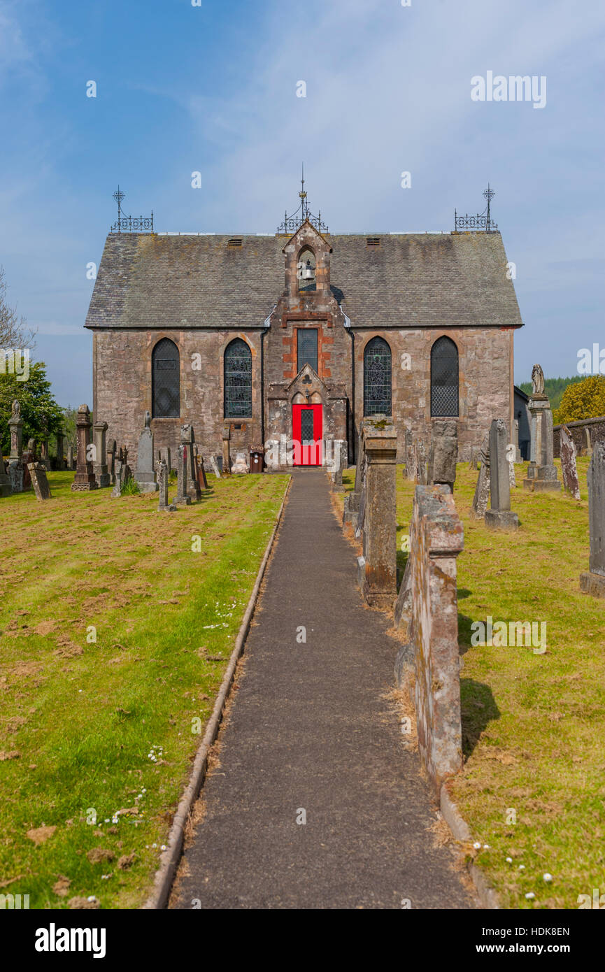 The Parish Church in Gartmore Stirling, Stock Photo