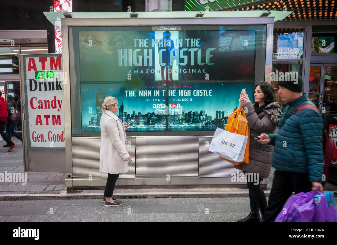 An advertisement to promote the Amazon television show, "The Man in the