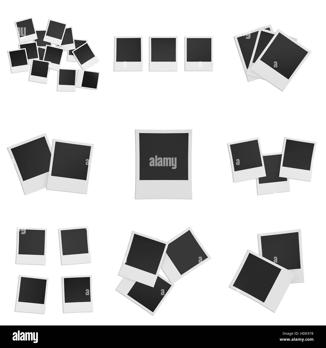 Retro photo frame isolated on white background Stock Photo Alamy