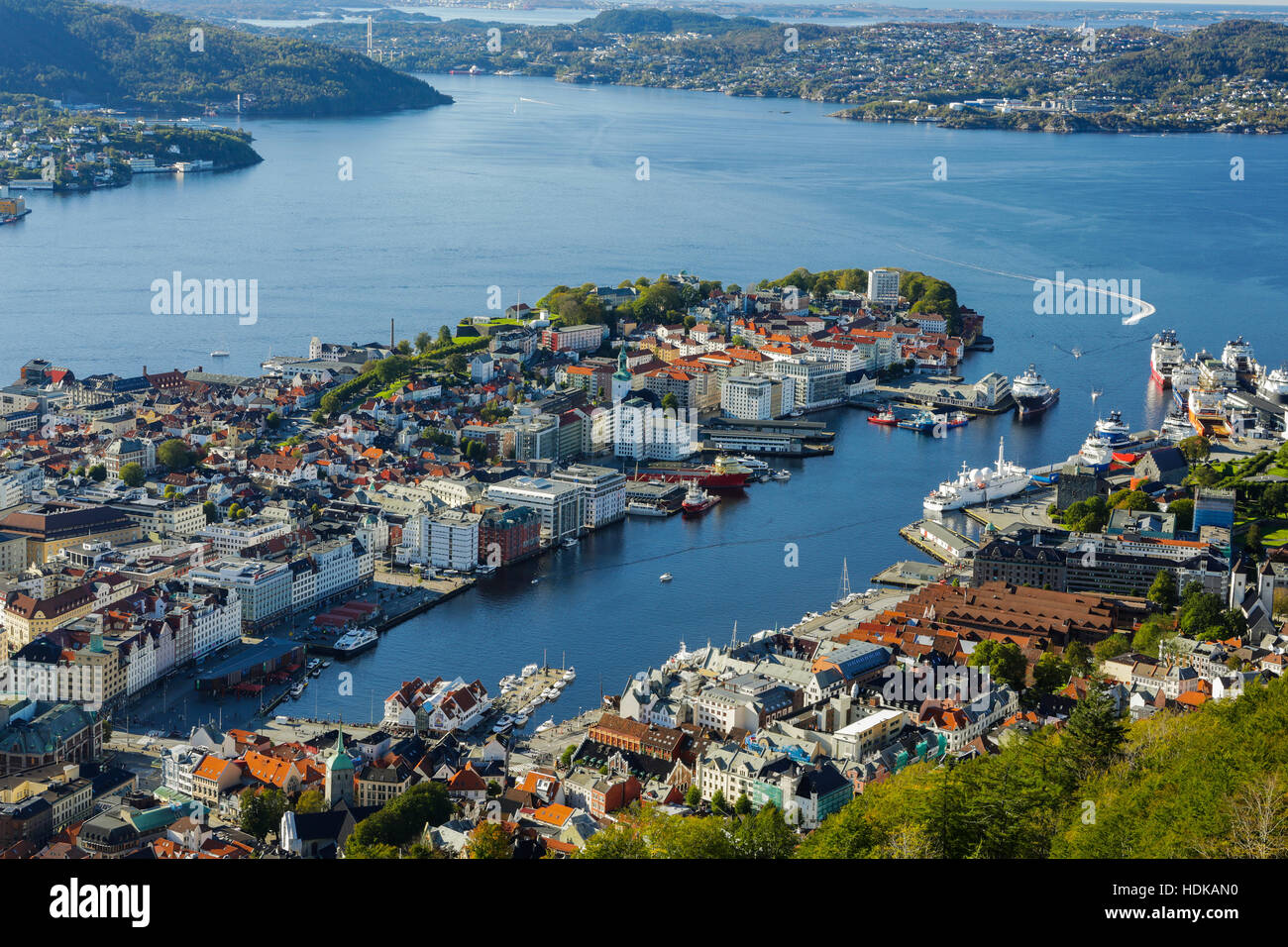 Bergen City View From Mount Floyen Norway Stock Photo Alamy bergen-city-view-from-mount-floyen-norway-stock-photo-alamy
