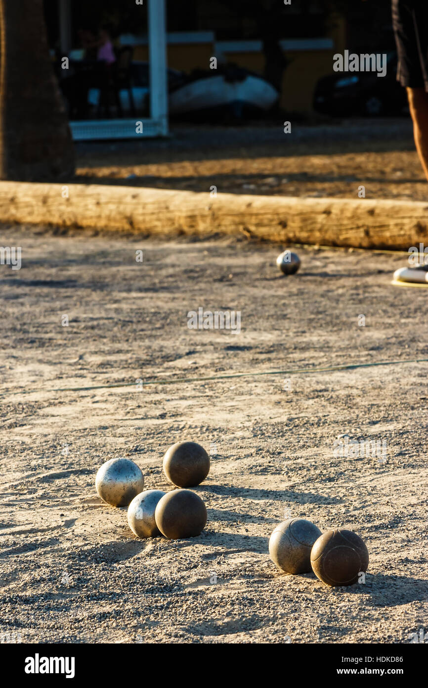 Petanque ball game hires stock photography and images Alamy