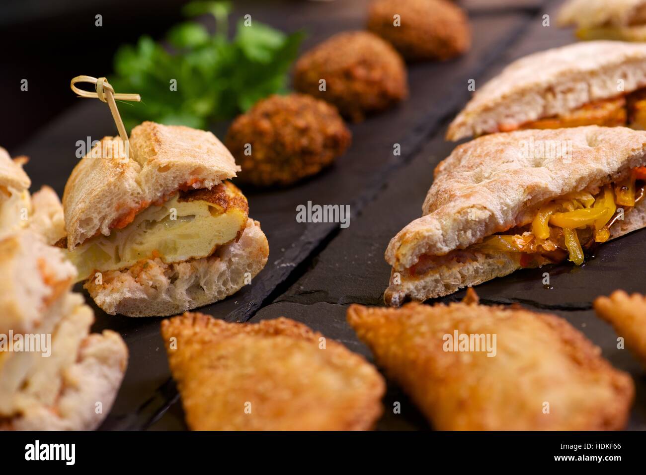 forefront of a group of sandwiches Stock Photo Alamy