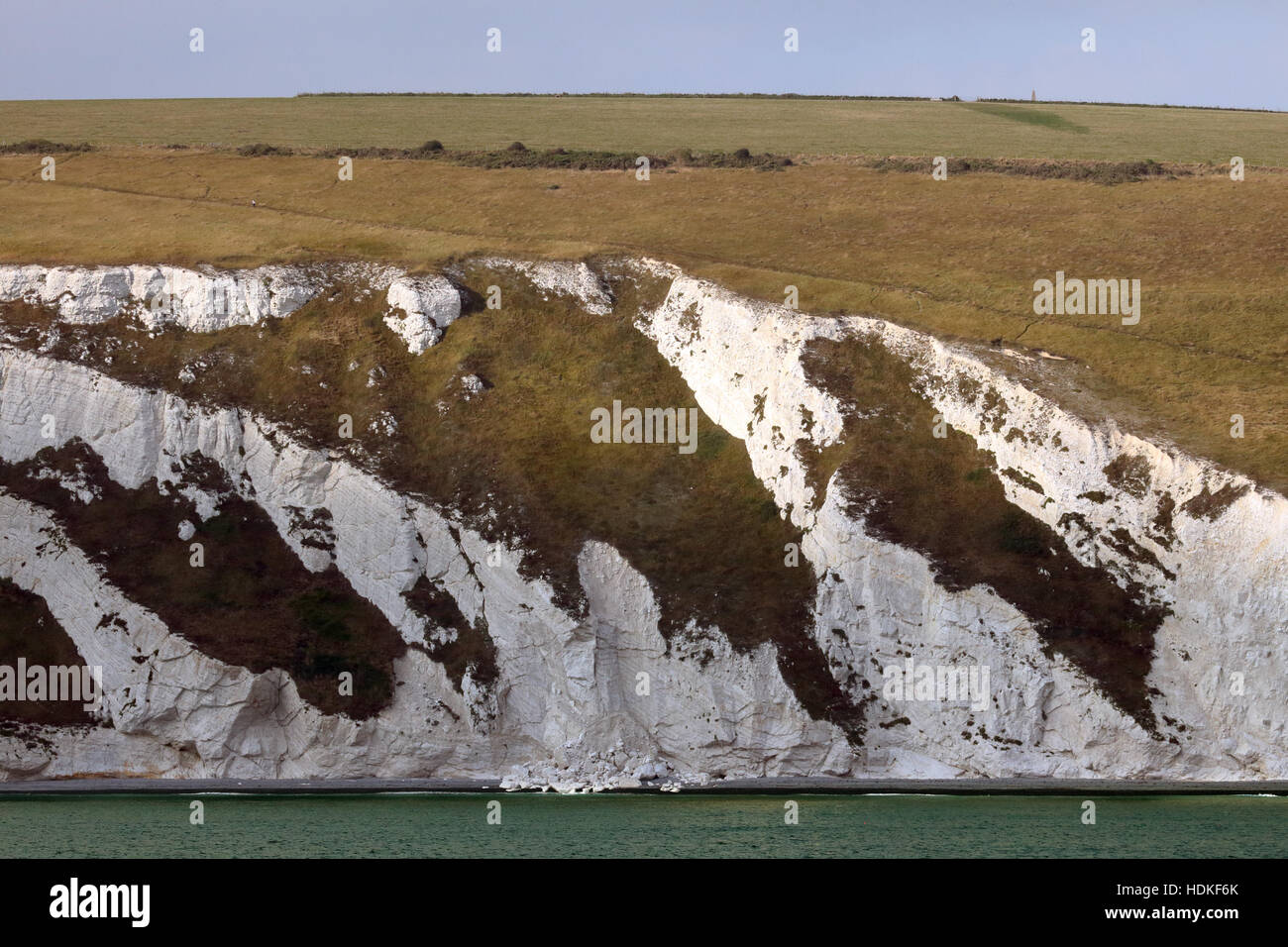 Chalk Cliff structure between White Nothe and Bat's Head near Weymouth
