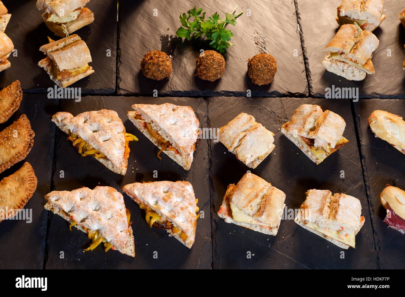 forefront of a group of sandwiches Stock Photo Alamy