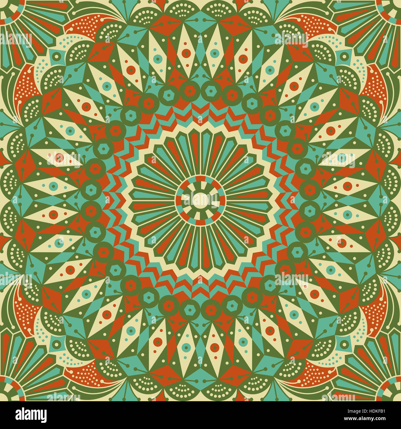 Colorful ethnic patterned background. Arabesque vector ornament Stock ...