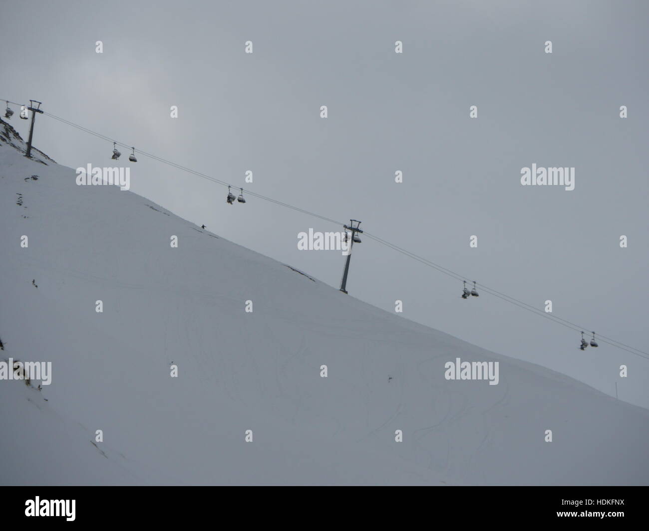 Chair ski lift of cable car in mountains Stock Photo Alamy