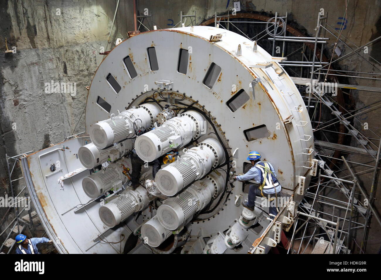 Tunnel Boring Machines Stock Photo - Alamy