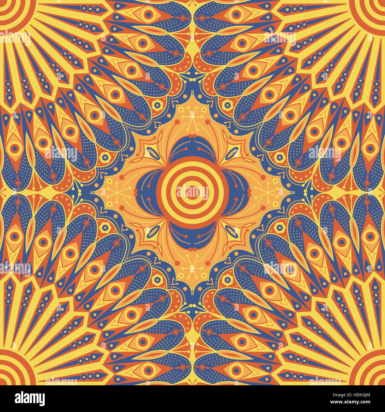 Colorful ethnic patterned background. Arabesque vector ornament Stock ...