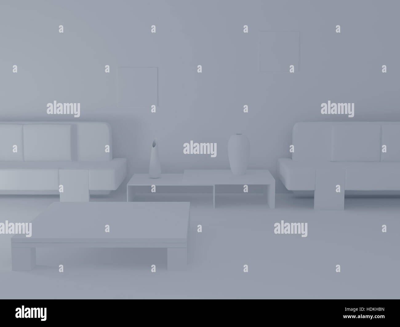 High resolution image interior. 3d illustration modern interior. Living ...