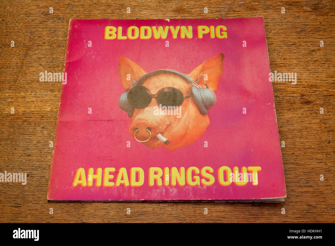 Front cover Blodwyn Pig debut album Ahead Rings Out Stock Photo - Alamy