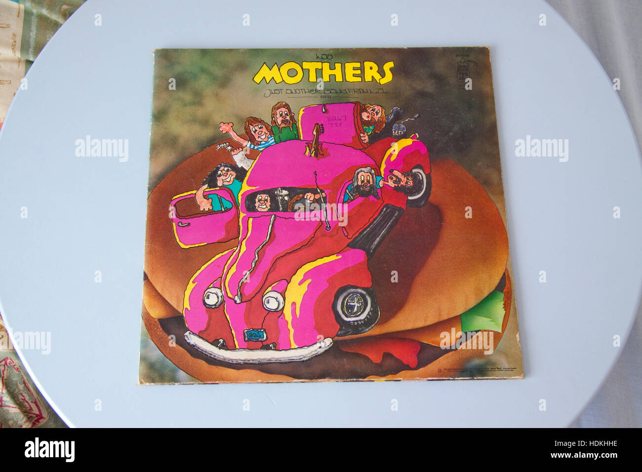 Front cover of the Mothers of Invention album Just Another Band from LA Stock Photo Alamy