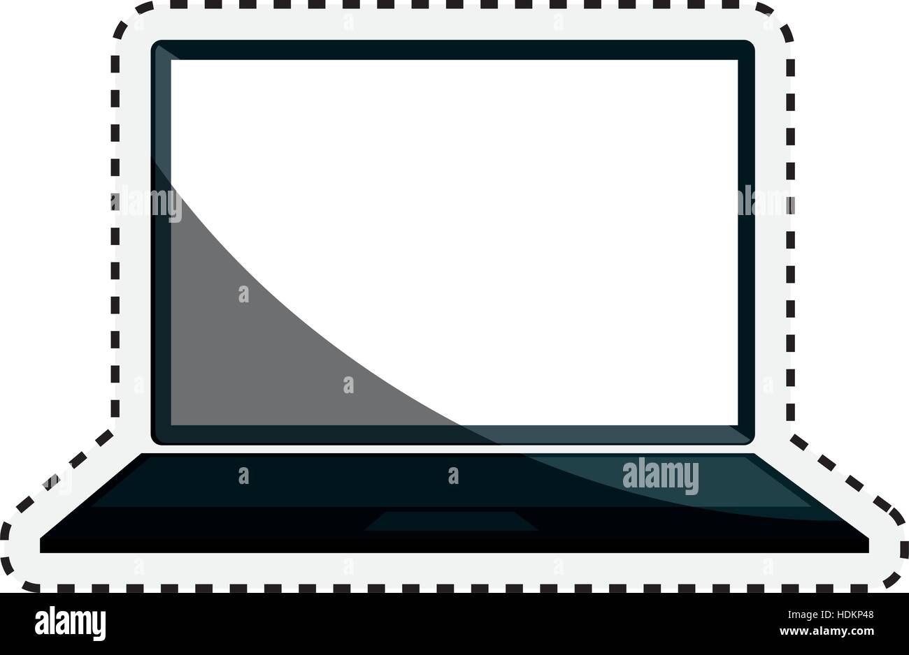 laptop computer isolated icon vector illustration design Stock Vector ...